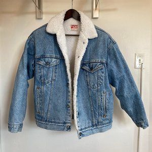 Vintage Levi’s San Francisco Sherpa Denim Jacket
